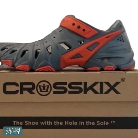 Crosskix 2.0 Red Dawn Hybrid Water Shoes Gray Red Outdoor Boating Hiking Beach - Picture 7 of 15